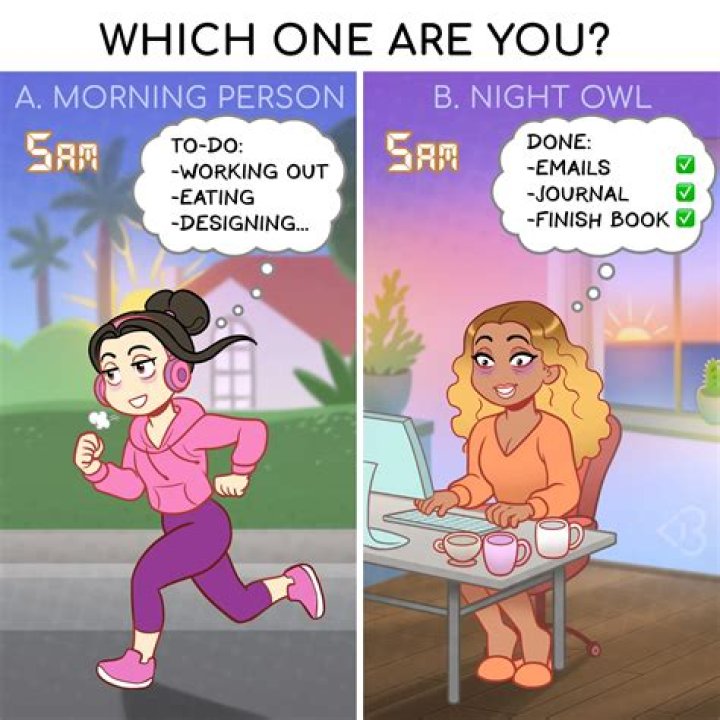 Are morning or night people happier?