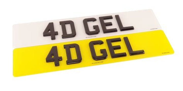 Are two-tone number plates legal?