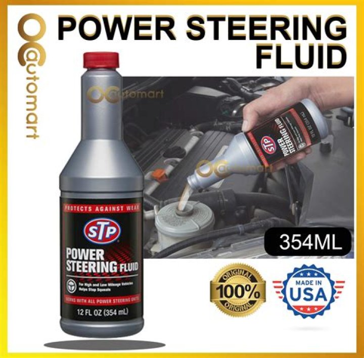 Can power steering fluid red?
