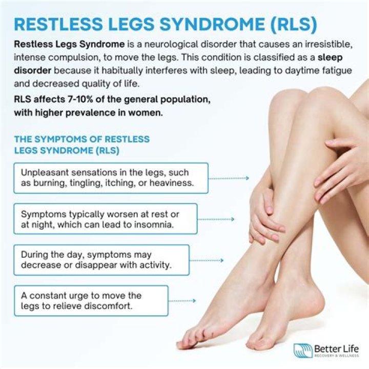 Can restless legs be a symptom of something else?