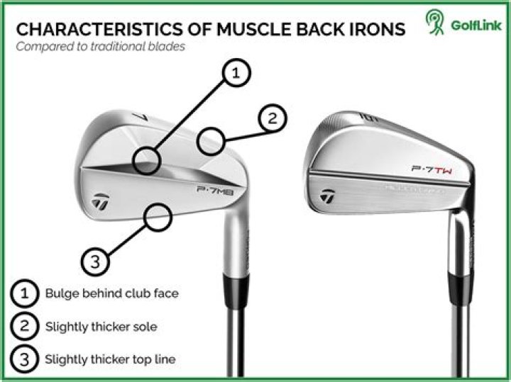 Do Muscle back irons go further?