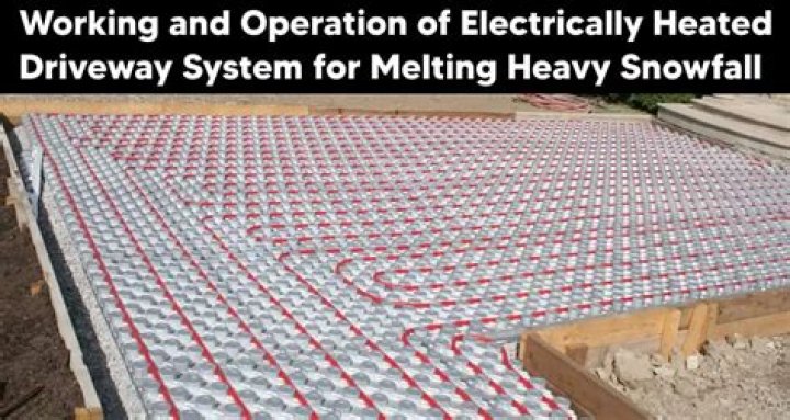 Does heated driveway melt snow?