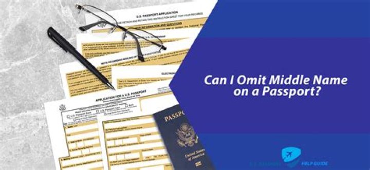 Does middle name matter on passport?