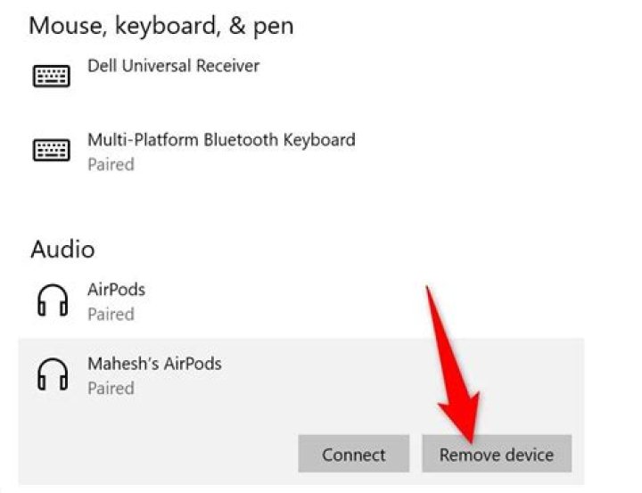 How do I delete a Bluetooth device from iCloud?