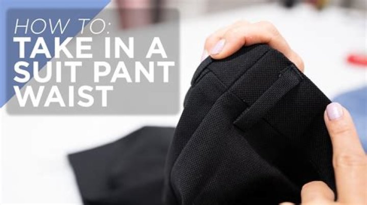 How do I make my pants in the waist smaller?