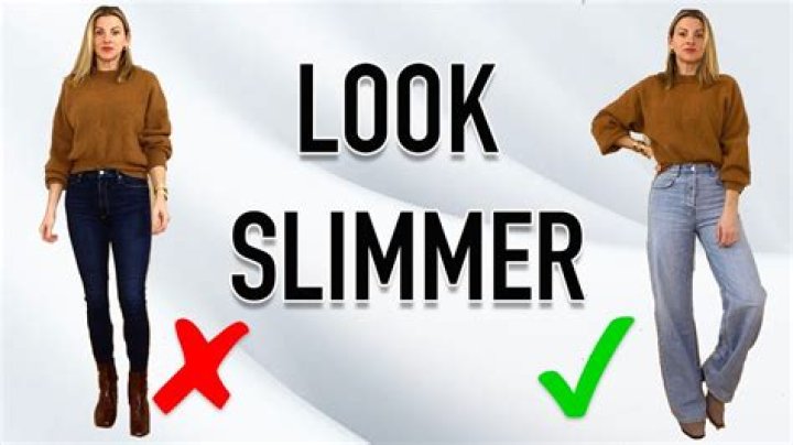 How do I make myself look thinner in pictures?
