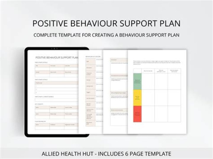 How do you create a positive Behaviour support plan?