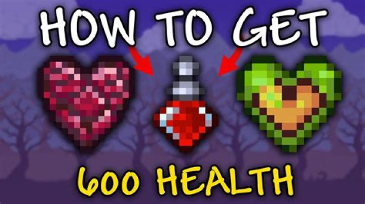 How do you get 600 health in Terraria?