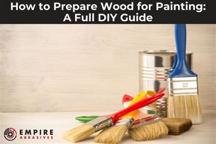 How do you prep wood for painting without sanding?