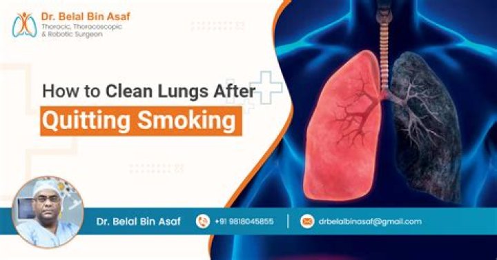 How long after smoking Do lungs heal?