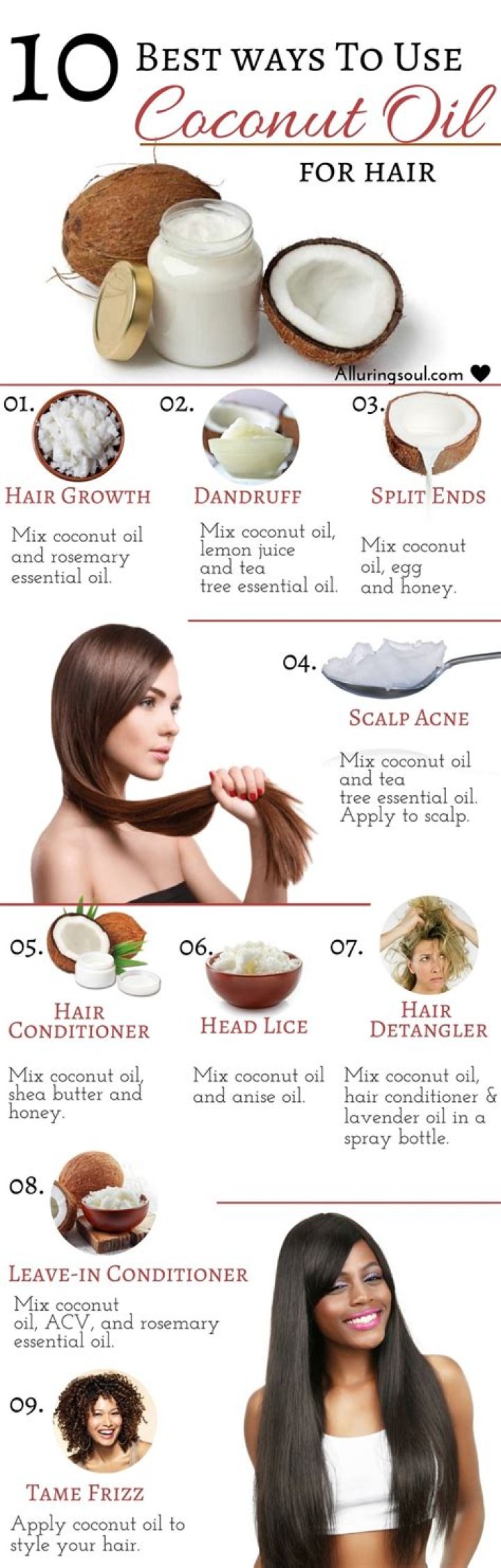 How long should I let coconut oil sit in my hair?