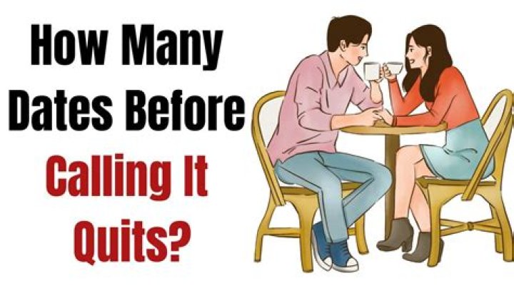 How many dates before calling it quits?