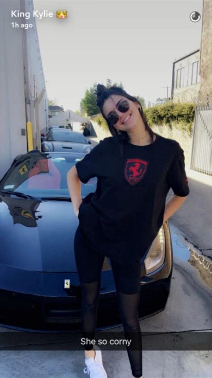 How many Ferraris does Kylie Jenner have?