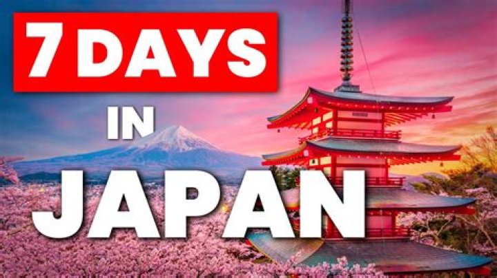 Is 7 days in Japan enough?