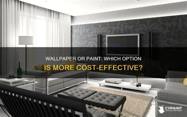 Is it cheaper to paint or wallpaper a room?