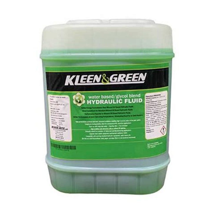 Is there green hydraulic fluid?