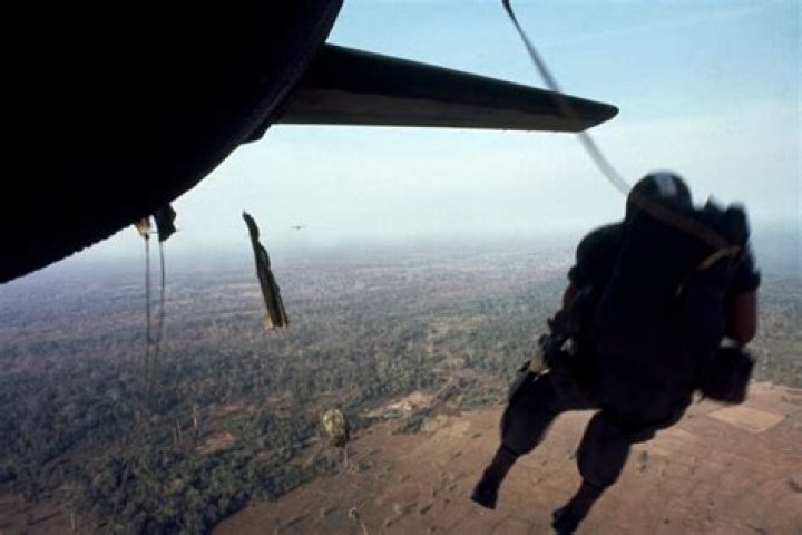 What airborne unit jumped in Vietnam?