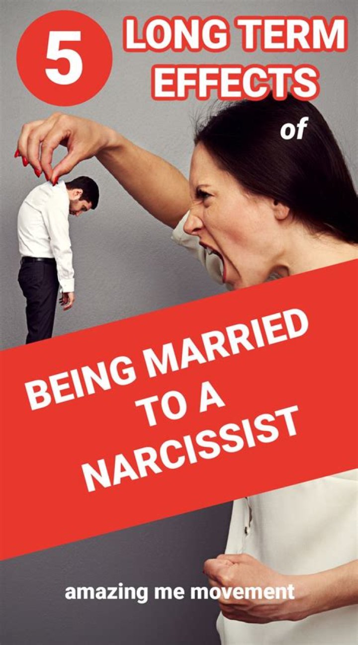 What are the effects of being married to a narcissist?