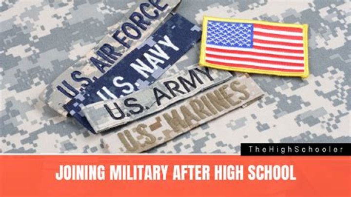 What are three disadvantages of entering the military after high school?