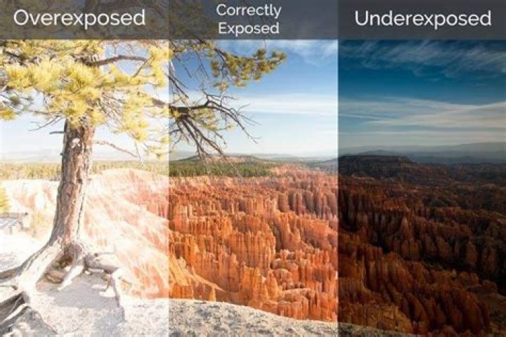 What does an underexposed photo look like?