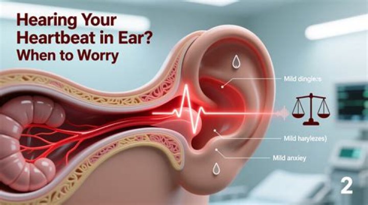 What does it mean when you hear your heartbeat in your ear?