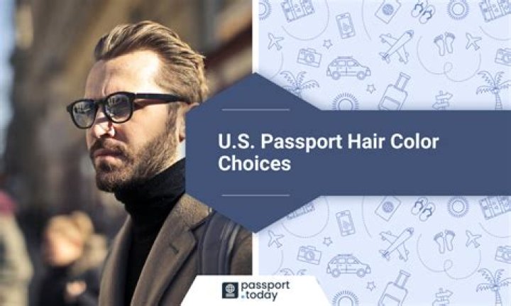 What hair color should I put on my passport?