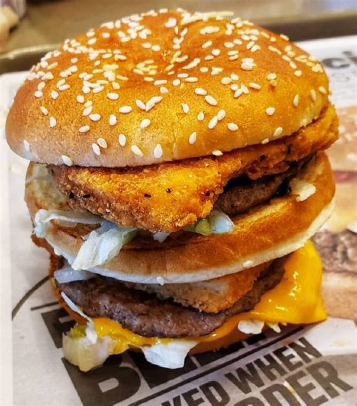 What is a land sea and air burger?