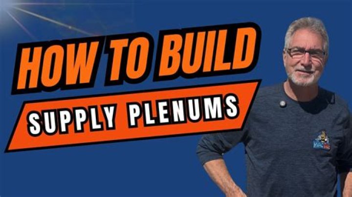 What is supply plenum?