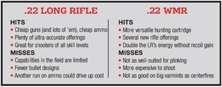 What is the difference between .22 Long and .22 long rifle?
