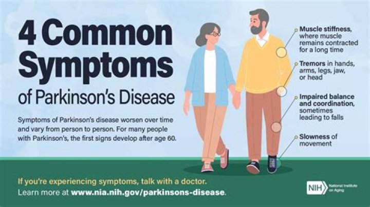 What is the most common initial presenting symptom of Parkinson disease?