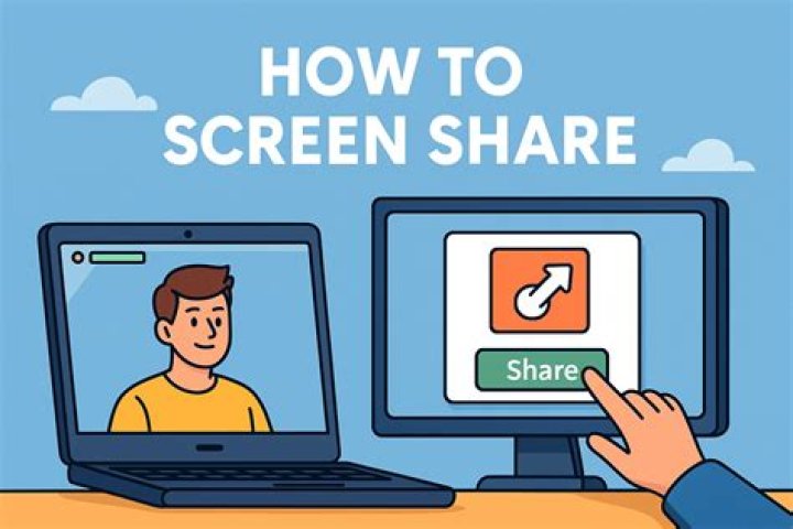 What technology is used for screen sharing?
