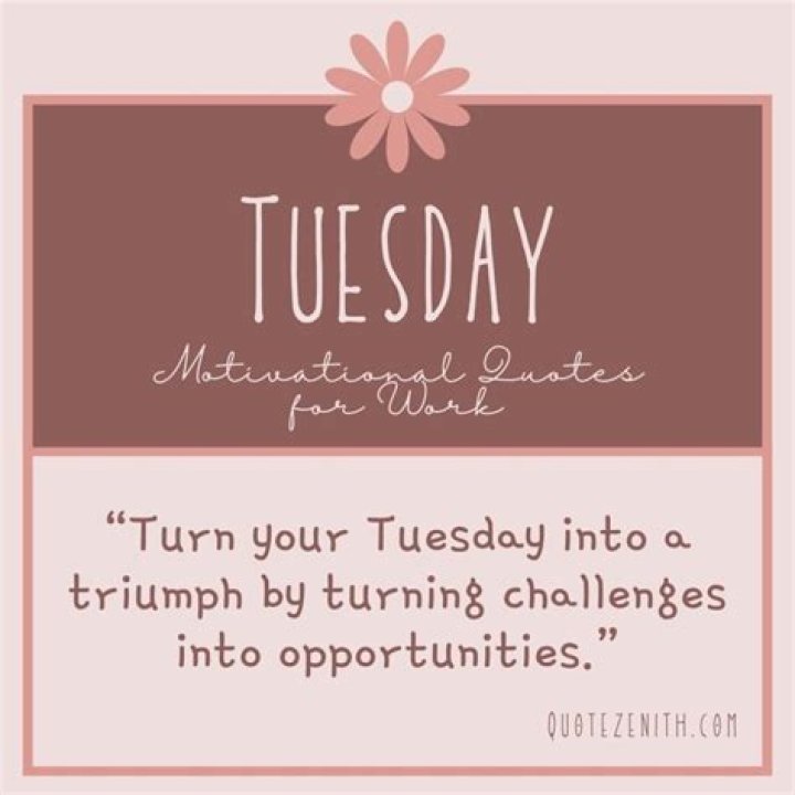 What to say about Tuesdays?