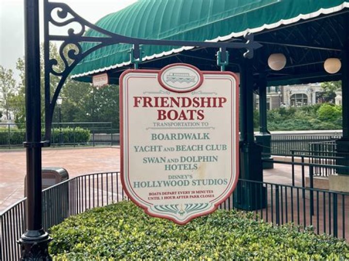 Where does the Disney Friendship boat go?