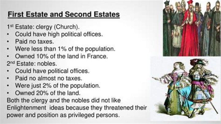 Which social class made up the first estate?