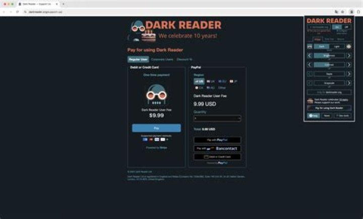 Who created Dark Reader?