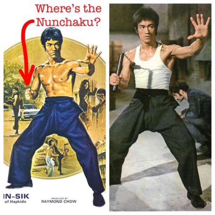 Who taught Bruce Lee nunchaku?