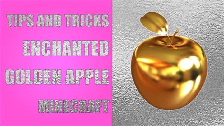 Why can't I make an enchanted golden apple?
